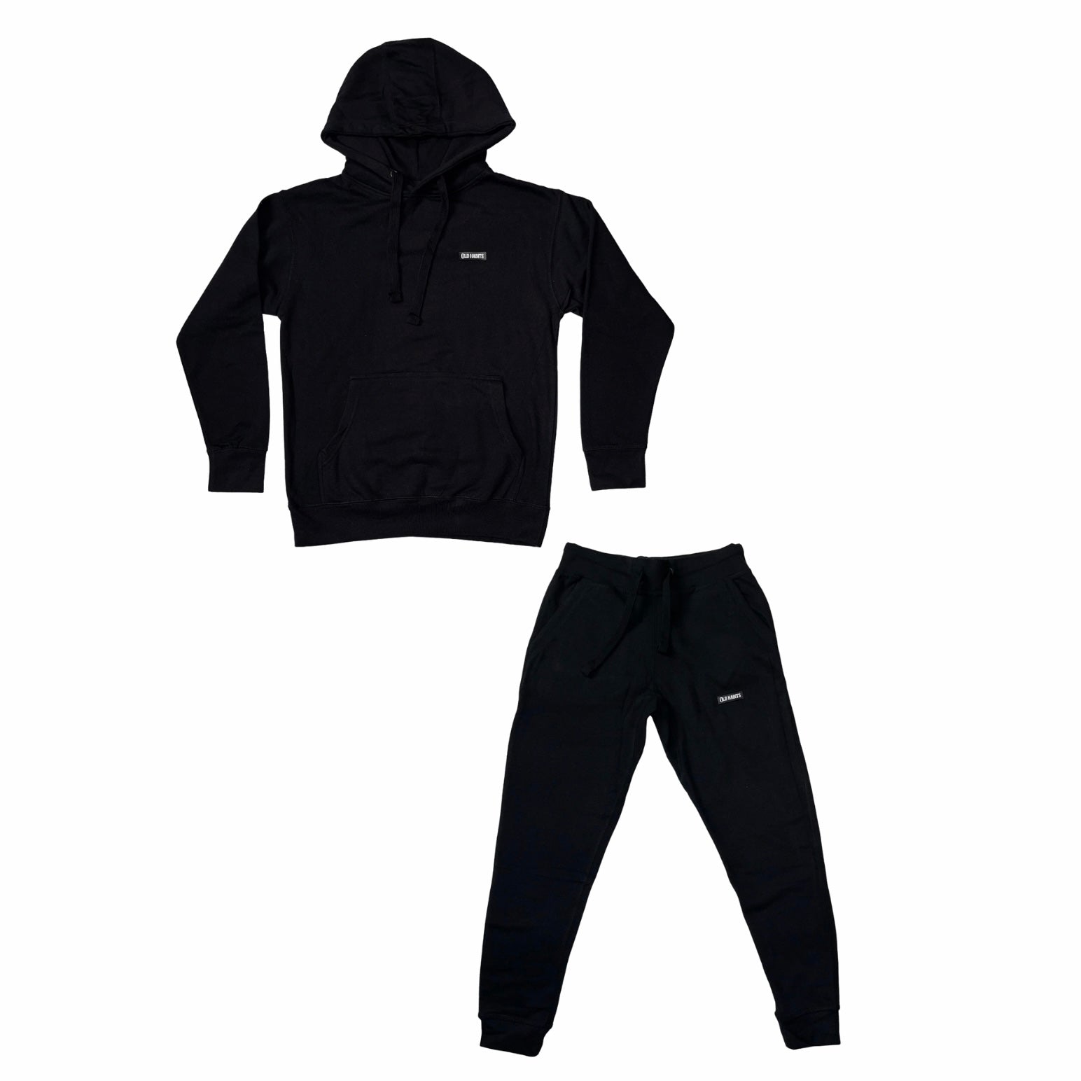 Jogger Set (Black) – Old Habits LLC