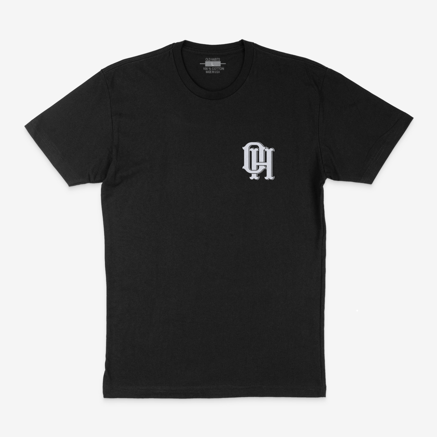 Olde English Tee (Black/White)